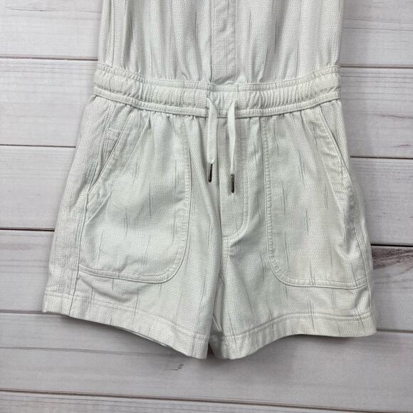 Athleta Grey Printed Farallon Romper Shorts Jumpsuit XXS - Picture 2 of 6